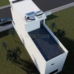 mẫu nhà phố 2 tầng 1 tum