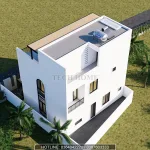 Tổng thể thiết kế nhà 3 tầng hiện đại