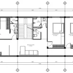 Bản vẽ mặt bằng công năng tầng 2 mẫu nhà ống 2 tầng tân cổ điển
