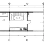 Bản vẽ mặt bằng công năng tầng 3 mẫu nhà phố 3 tầng hiện đại diện tích 44m2.