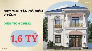 biệt thự tân cổ điển 2 tầng