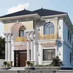 Góc nghiêng biệt thự 2 tầng tân cổ điển