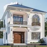 Góc nghiêng nhà mái Nhật 2 tầng tân cổ điển