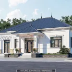 Góc nghiêng mẫu nhà mái Nhật 1 tầng