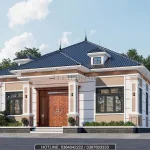 Góc nghiêng mẫu nhà mái Nhật 1 tầng