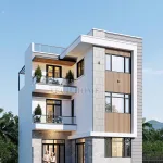 mẫu nhà phố 3 tầng hiện đại