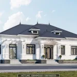 Góc nghiêng mẫu nhà vườn 1 tầng mái Nhật