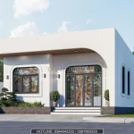 Góc nghiêng mẫu thiết kế nhà cấp 4 mái bằng