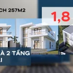 mẫu nhà 2 tầng hiện đại