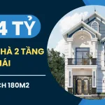 mẫu nhà 2 tầng mái Thái đẹp