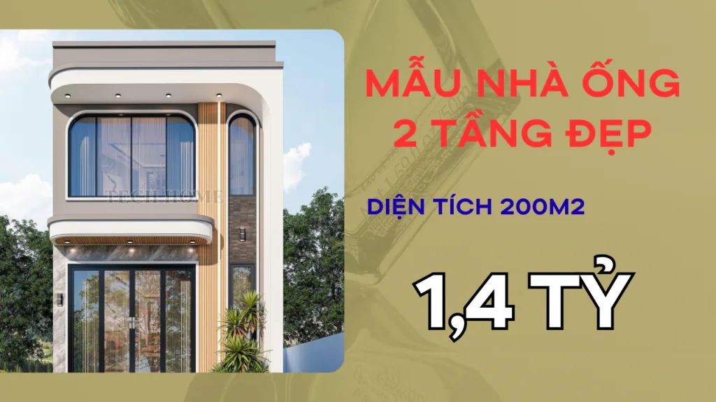 mẫu nhà ống 2 tầng đẹp