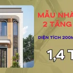 mẫu nhà ống 2 tầng đẹp