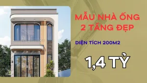 mẫu nhà ống 2 tầng đẹp