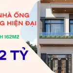 mẫu nhà ống 2 tầng hiện đại