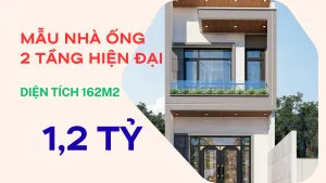 mẫu nhà ống 2 tầng hiện đại