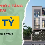 mẫu nhà phố 3 tầng hiện đại