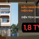 mẫu nhà phố 3 tầng hiện đại