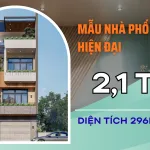 mẫu nhà phố 4 tầng hiện đại
