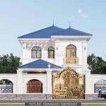 Tổng quan kiến trúc nhà mái Nhật 2 tầng tân cổ điển