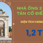 nhà ống 2 tầng tân cổ điển