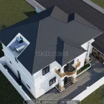 Tổng thể mẫu biệt thự 2 tầng tân cổ điển