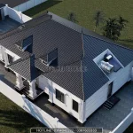 Tổng thể mẫu nhà cấp 4 mái Nhật