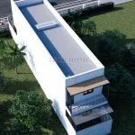 Tổng thể mẫu nhà phố 2 tầng hiện đại