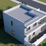 Tổng thể mẫu nhà 2 tầng hiện đại