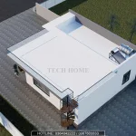 Tổng thể mẫu nhà cấp 4 hiện đại 3 phòng ngủ