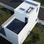 Tổng thể mẫu nhà phố 2 tầng 1 tum hiện đại