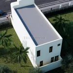 Tổng thể mẫu nhà phố 2 tầng hiện đại