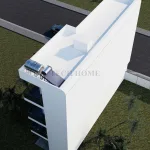 Tổng thể mẫu nhà phố 3 tầng 1 lửng hiện đại