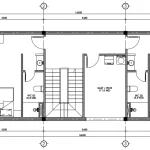 Bản vẽ bố trí công năng tầng 1 mẫu nhà ống 3 tầng hiện đại diện tích 95m2
