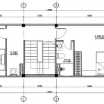 Bản vẽ chi tiết mặt bằng công năng tầng 3 mẫu nhà ống 3 tầng đẹp diện tích 65m2.