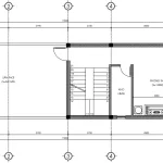 Bản vẽ bố trí công năng tầng tum mẫu nhà ống 2 tầng 1 tum hiện đại diện tích 36m2 của Techhome.