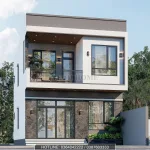 Góc nghiêng mẫu nhà 2 tầng 4 phòng ngủ