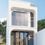 Góc nghiêng mẫu nhà ống 2 tầng hiện đại