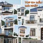 mẫu nhà 2 tầng mái nhật