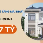 mẫu nhà 2 tầng mái Nhật tại Bắc Ninh