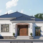 nhà cấp 4 mái nhật