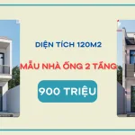 mẫu nhà ống 2 tầng 4x15m