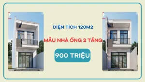 mẫu nhà ống 2 tầng 4x15m