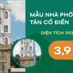 mẫu nhà phố tân cổ điển 5 tầng
