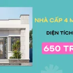 nhà cấp 4 mái bằng