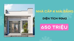 nhà cấp 4 mái bằng
