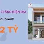 nhà ống 2 tầng hiện đại