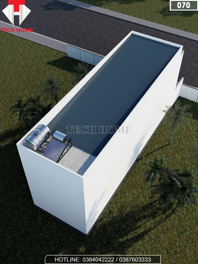 Tổng thể mẫu nhà gác lửng hiện đại