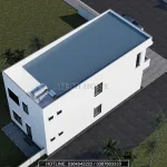 Tổng thể mẫu nhà 2 tầng 4 phòng ngủ