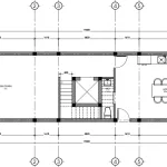 Bản vẽ mặt bằng công năng tầng 1 kết hợp kinh doanh mẫu nhà phố hiện đại 5 tầng tại Sóc Sơn.