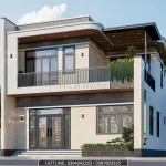 Góc nghiêng mẫu nhà 2 tầng hiện đại